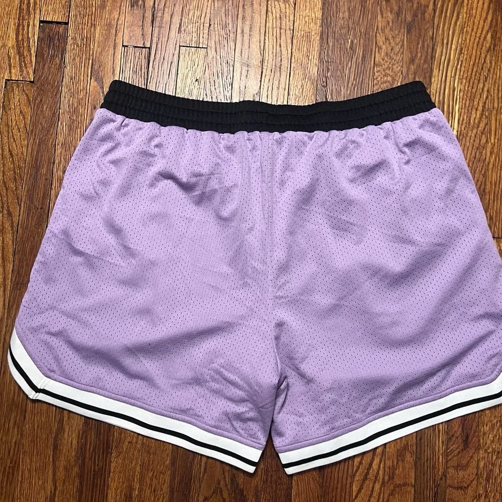 Baseball Lifestyle BL101 Men's Shorts Size XL Purple Athletic Drawstring New